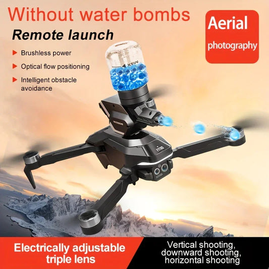 Drone Acuático Plegable con Cámara Dual HD y Vuelo Inteligente