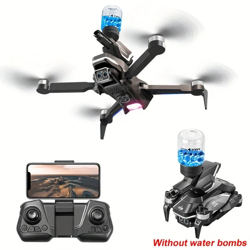 Drone Acuático Plegable con Cámara Dual HD y Vuelo Inteligente