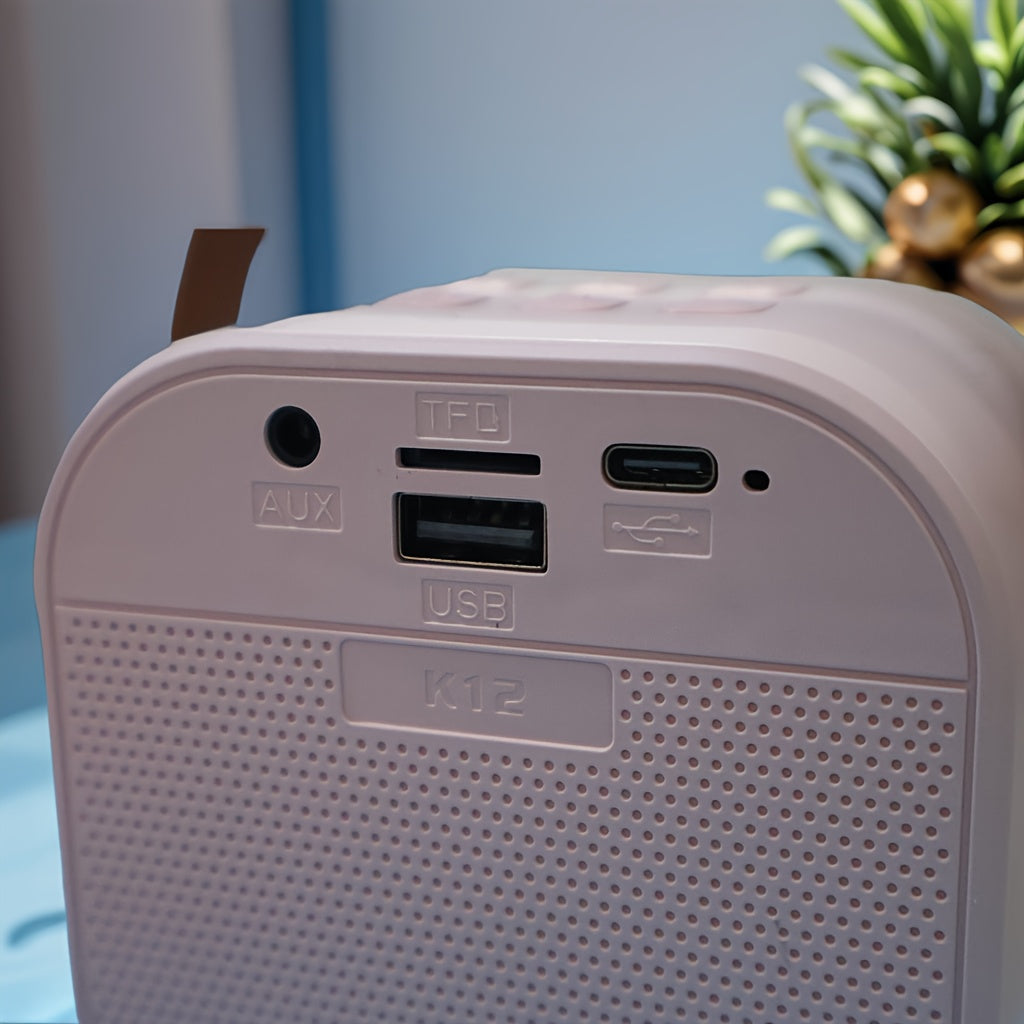 Máquina de Karaoke Portátil con 2 Micrófonos