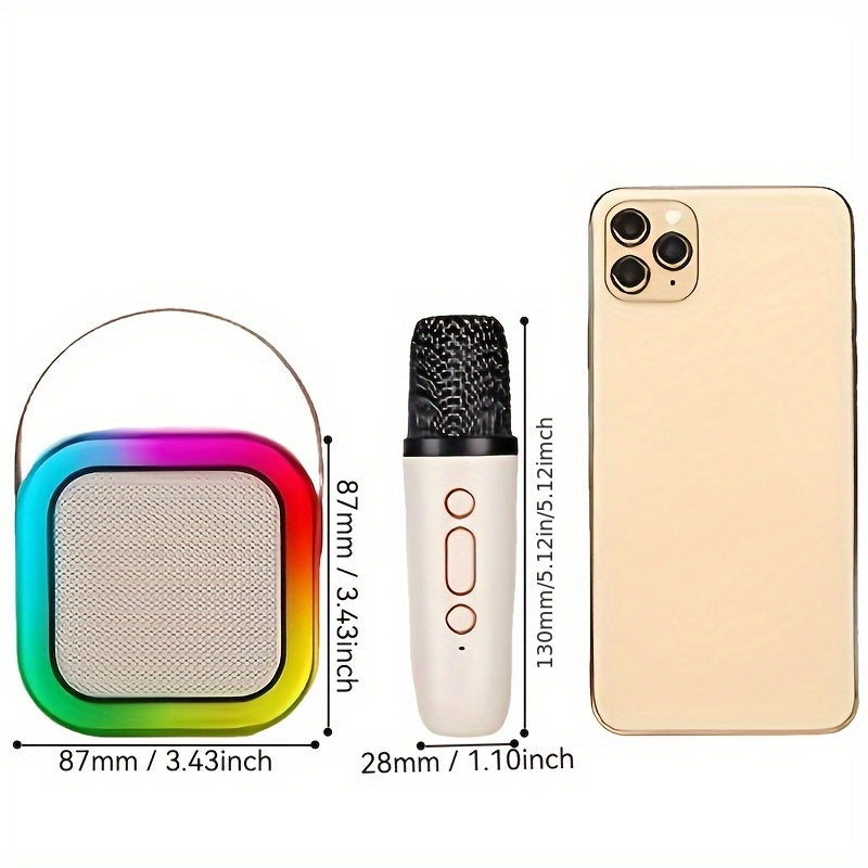 Máquina de Karaoke Portátil con 2 Micrófonos