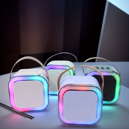 Máquina de Karaoke Portátil con 2 Micrófonos