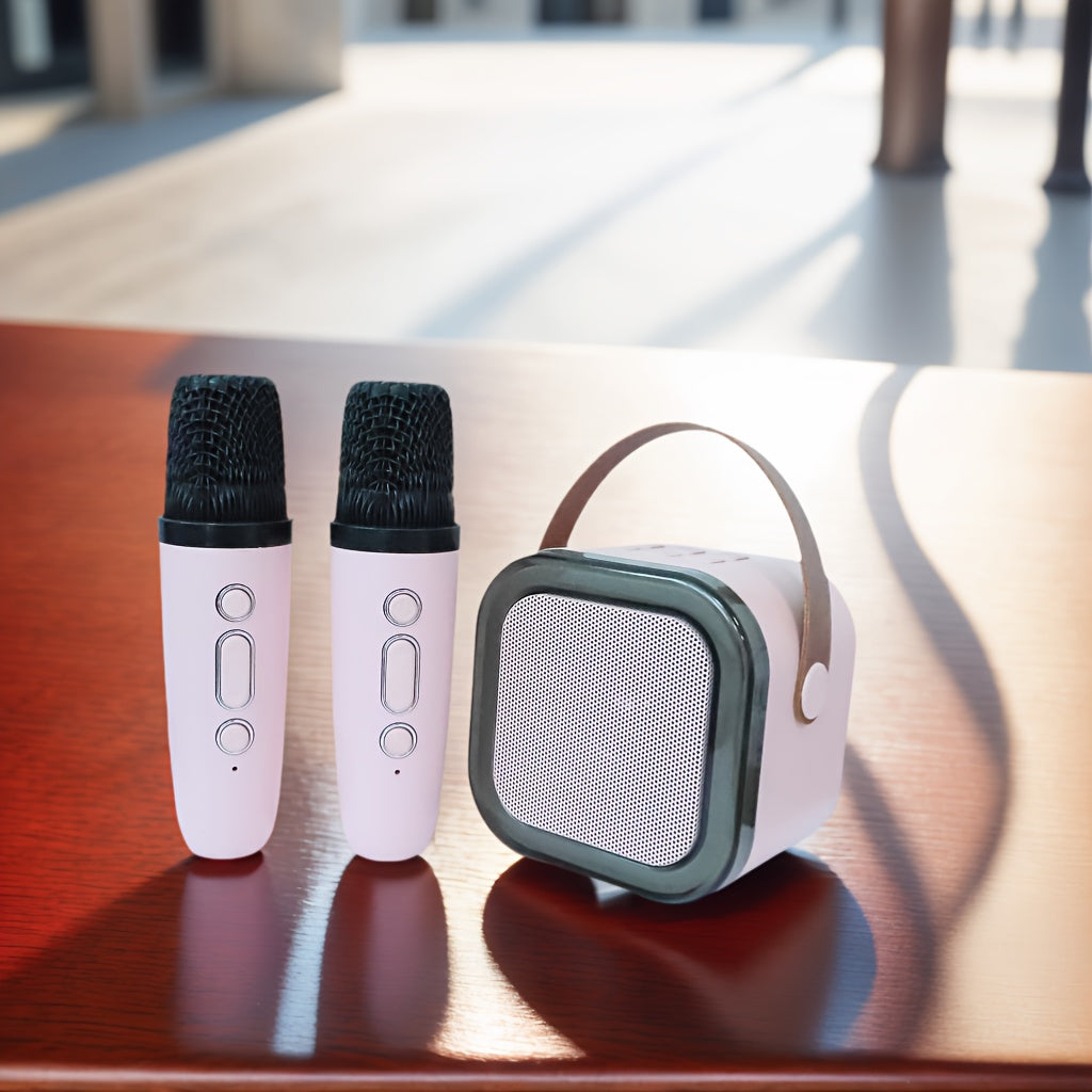 Máquina de Karaoke Portátil con 2 Micrófonos