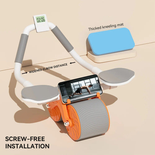 Rueda Abdominal con Contador Digital – Ejercicios de Core y Fitness