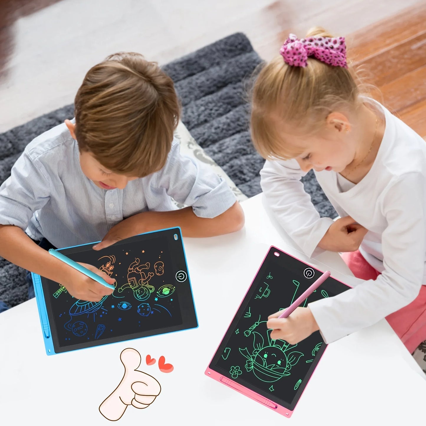 Tableta LCD 12” para Dibujo y Aprendizaje – Borrable y Reutilizable