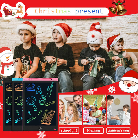 Tableta LCD 12” para Dibujo y Aprendizaje – Borrable y Reutilizable