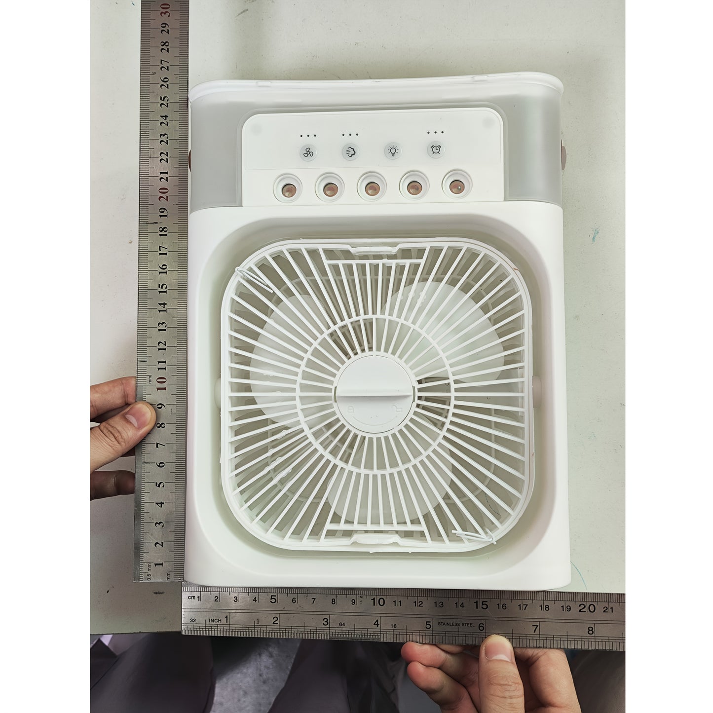 Ventilador Portátil USB 2 en 1 con Humidificador y Difusor de Aromas