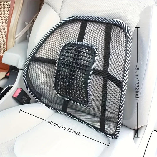 Soporte de Espalda Transpirable-Comodidad en Silla o Auto