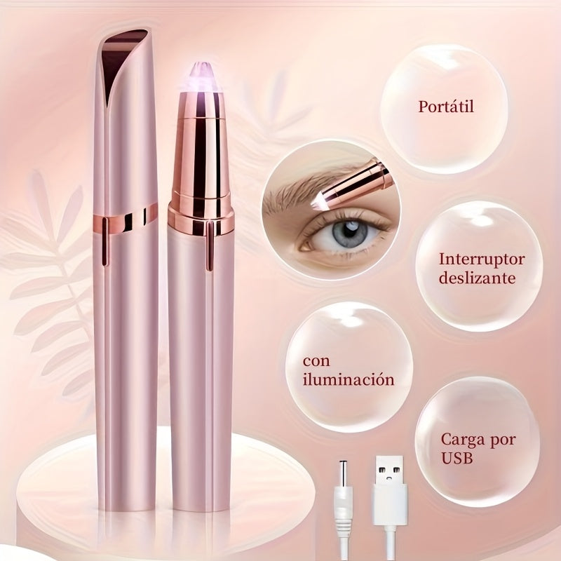 Recortadora Eléctrica de Cejas y Cuerpo – USB Recargable