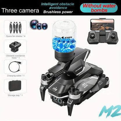 Drone Acuático Plegable con Cámara Dual HD y Vuelo Inteligente