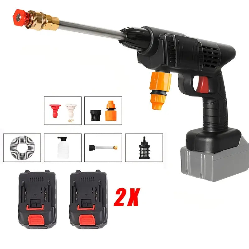 Limpieza sin Límites: Hidrolavadora Portátil con Doble Batería 48V