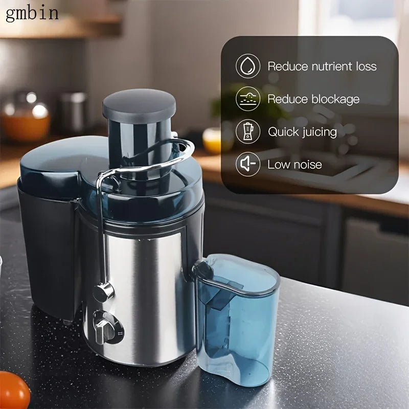 Extractor de Jugos Eléctrico con Filtro de Pulpa – Práctico y Potente