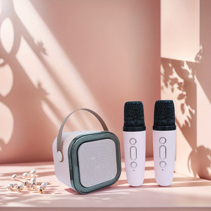 Máquina de Karaoke Portátil con 2 Micrófonos