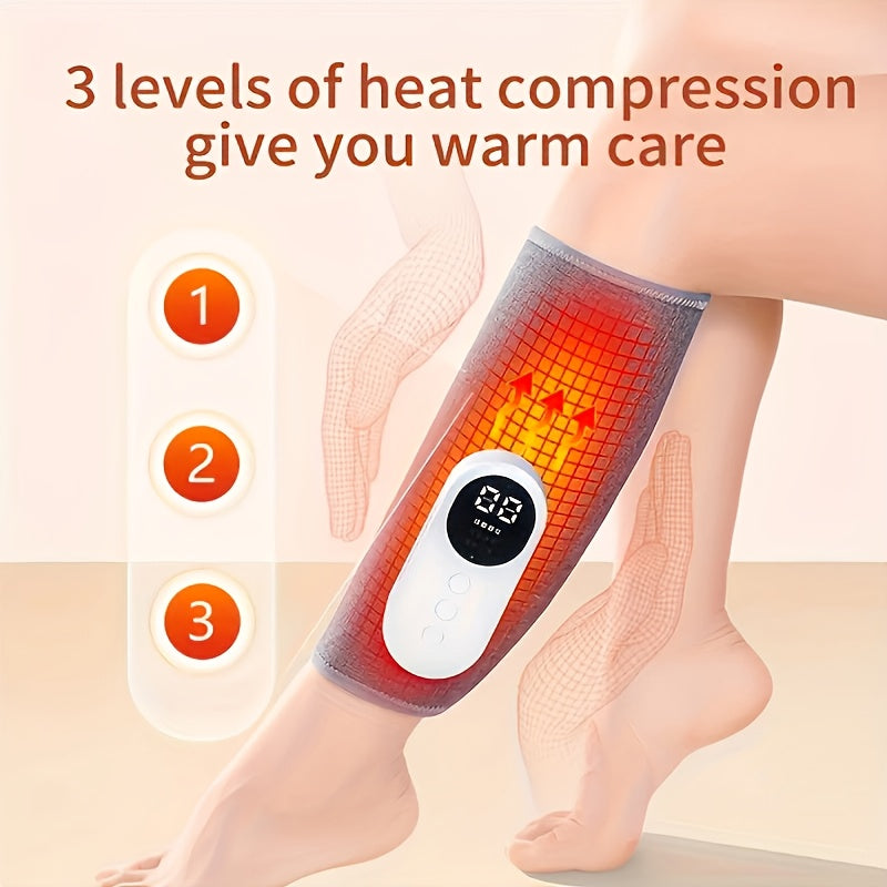 Masajeador Inalámbrico de Piernas con Compresión de Aire y Calor