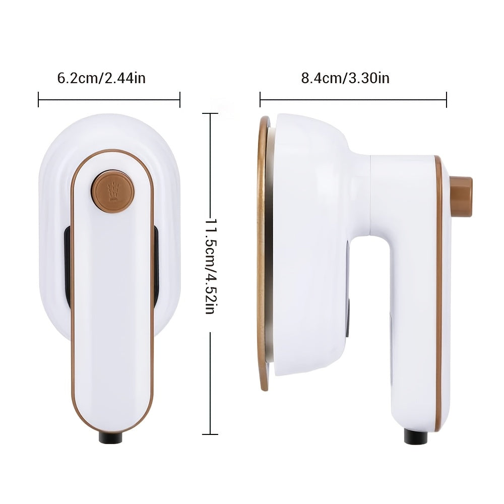 Plancha de Vapor Portátil 110V, Calienta Rápido 15s, Ideal para Viajes