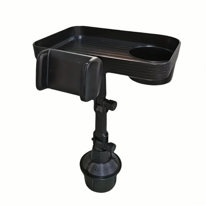 Soporte 3-en-1 para Coche: Portavasos, Teléfono y Tablet