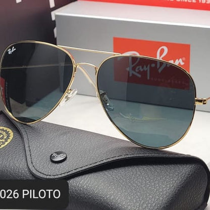 Ray-Ban Aviator Negro + Estuche Original | Estilo Clásico y Elegante