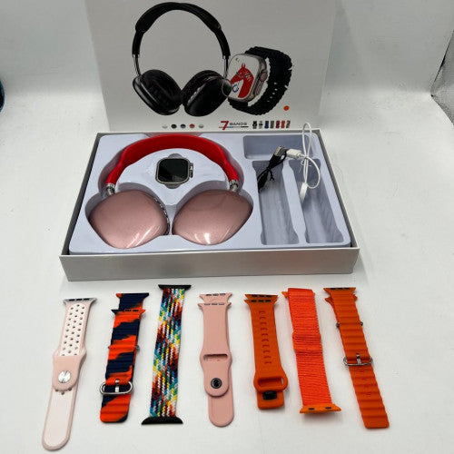 Reloj Inteligente REJO P9 Ultra – Smartwatch + 7 Correas Intercambiables