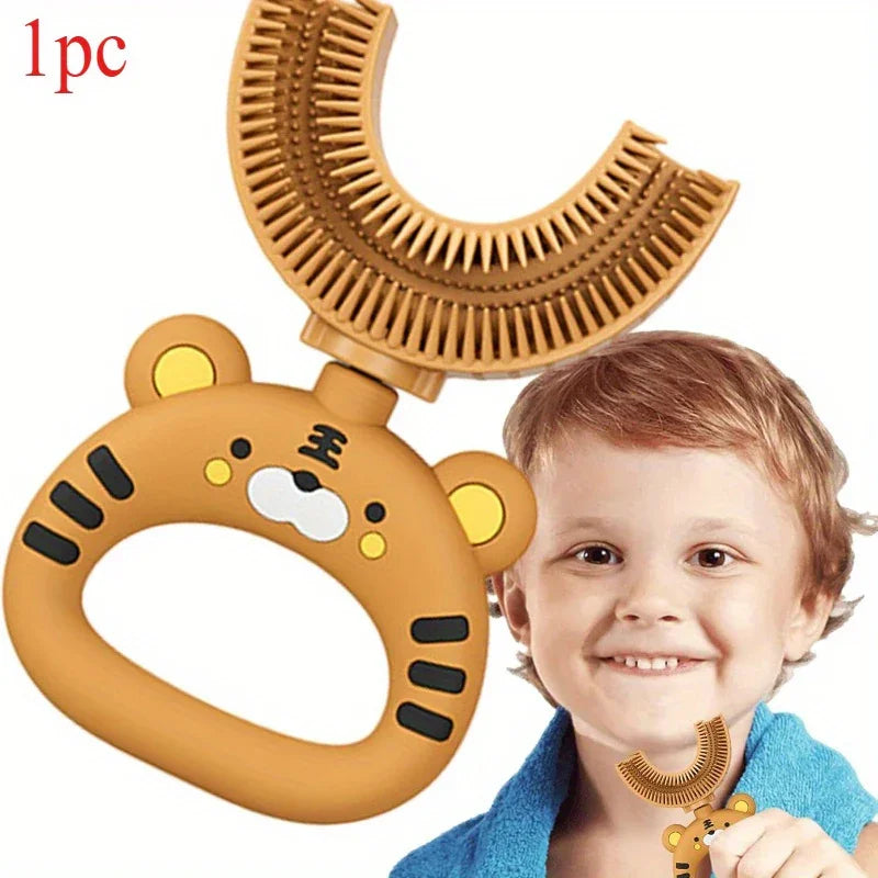 Cepillo en U Súper Divertido para Peques – Limpieza 360°