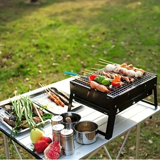 Mini Parrilla BBQ de Carbón – Ideal para Aire Libre