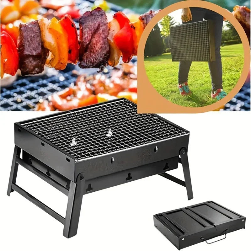Mini Parrilla BBQ de Carbón – Ideal para Aire Libre