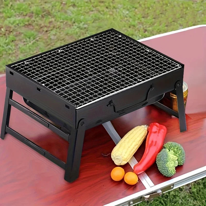 Mini Parrilla BBQ de Carbón – Ideal para Aire Libre