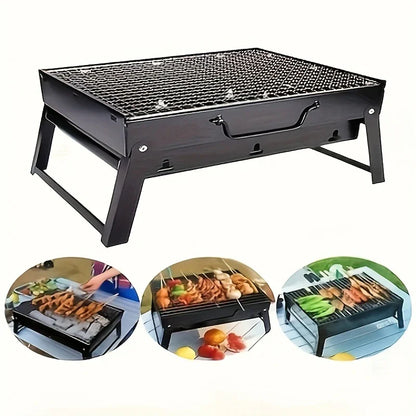Mini Parrilla BBQ de Carbón – Ideal para Aire Libre