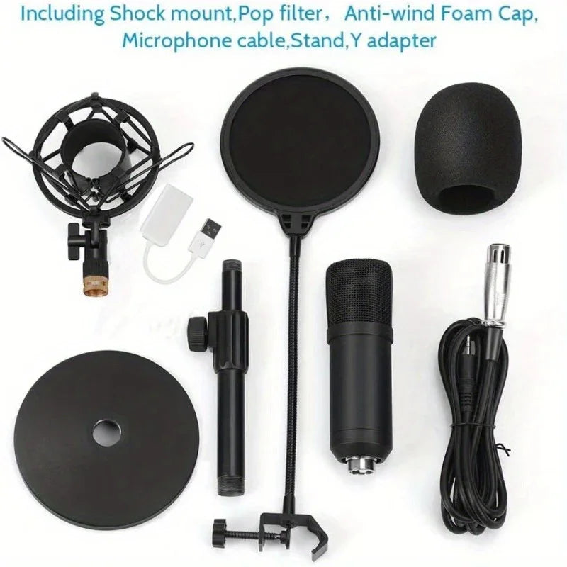 Kit de Micrófono Profesional para Estudio y Podcast